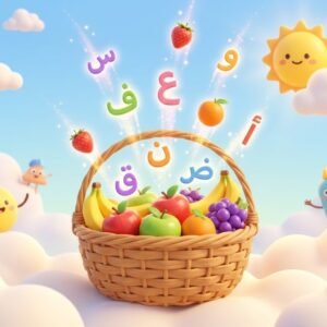 لعبة صائد الحروف والفواكه الناطق للسبورة الذكية والآيباد