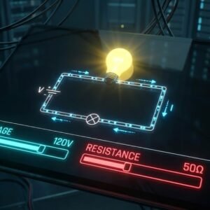 المختبر الفيزيائي الذكي: محاكي قانون أوم التفاعلي